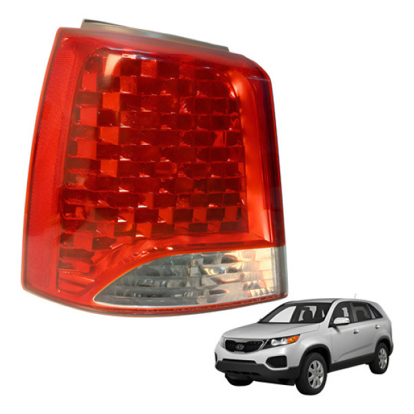 Lanterna Traseira Esquerda Sorento 2.4 2012 Esquerdo/motorista Vermelho