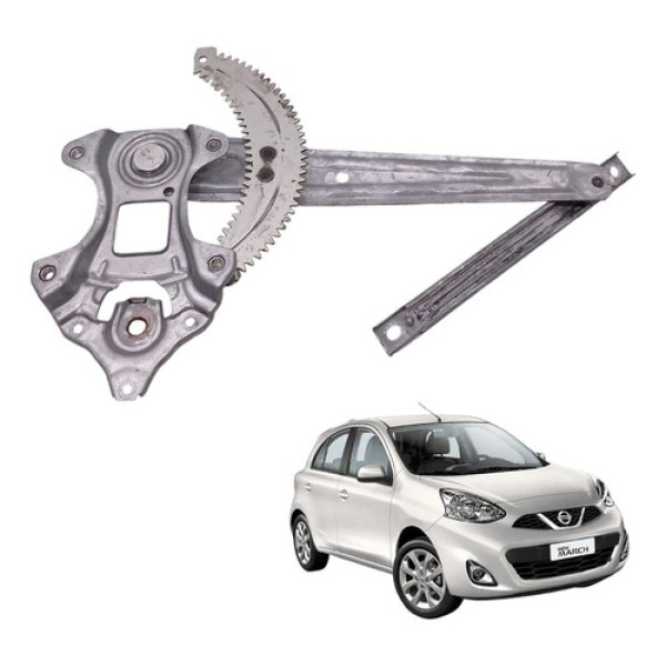 Maquina Vidro Traseira Esquerda March 1.0 3cc Sv 2016 