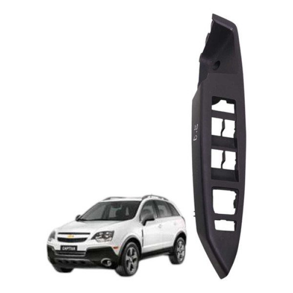 Moldura Comando Vidro Dianteiro Esquerdo Captiva 2.4 2012