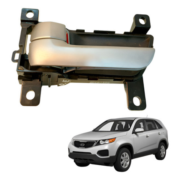 Maçaneta Interna Dianteira Esquerda Sorento 2.4 2012 Cinza