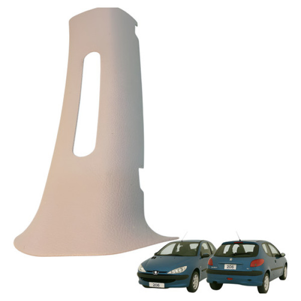 Moldura Direita Coluna Central Peugeot 206 2000 2001