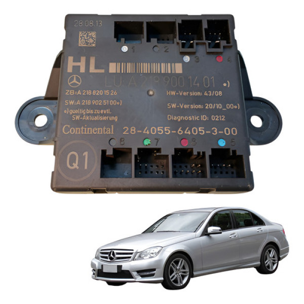 Modulo Conforto Porta Traseira Esquerda Mercedes C180 2013