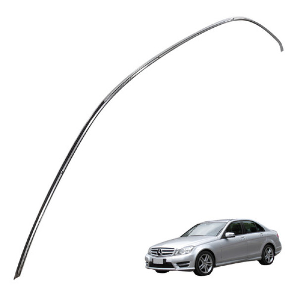 Friso Coluna Lateral Direita Mercedes C180 1.6 Turbo 2014 Cinza