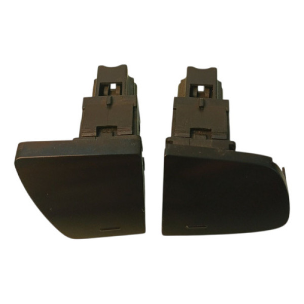 Botão Duplo Falso Painel Peugeot 307 Sw 2004 2005 Preto