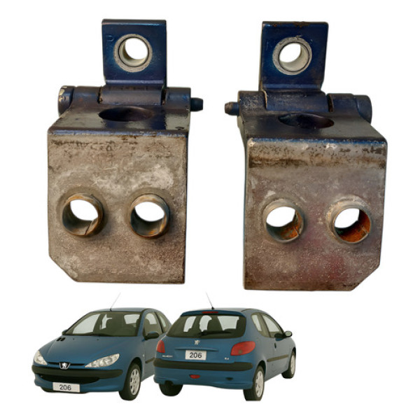 Dobradiça Porta Dianteira Esquerda Par Peugeot 206 2000