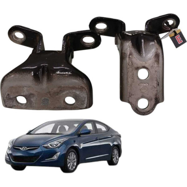 Dobradiça Porta Dianteira Esquerda Par Elantra 2012 2013