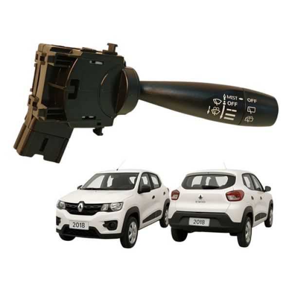 Comando Chave Limpador Parabrisa Renault Kwid 1.0 2017 2022
