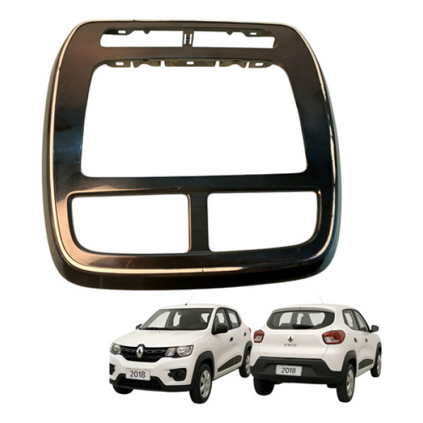 Moldura Acabamento Central Painel Renault Kwid 2017 2022