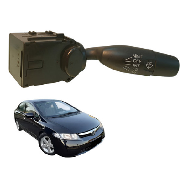 Comando Chave Limpador Parabrisa Honda New Civic 2007 2011