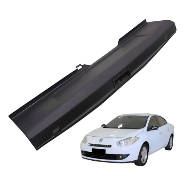 Soleira Acabamento Porta Malas Fluence 2011 2016 2.0 Aut Preto
