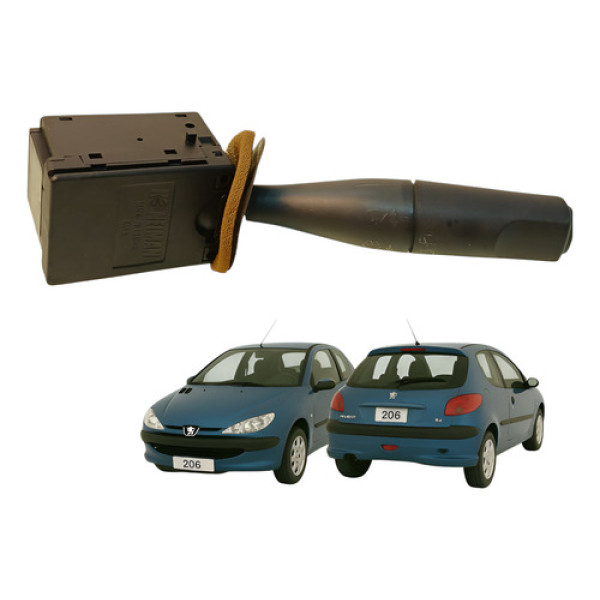 Comando Chave Limpador Peugeot 206 1.6 2000 96049597