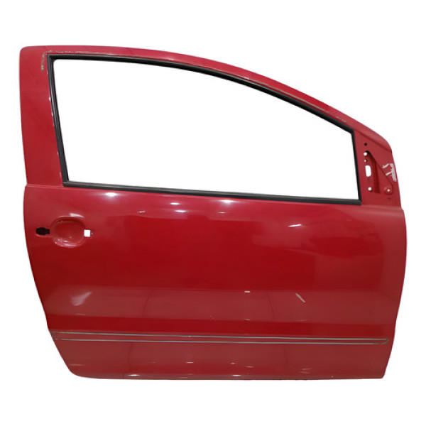 Porta Lado Direito Volkswagen Fox 2004 2p Dianteira Vermelho