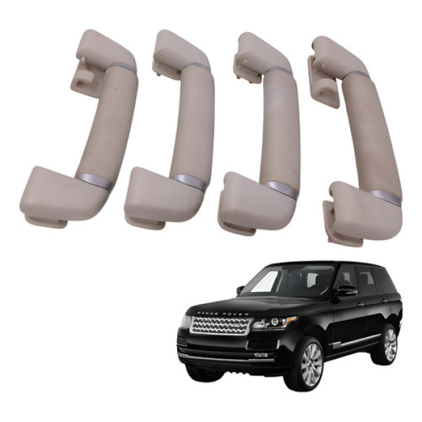 Kit Alça Teto Pega Mão Range Rover Vogue 2013 Ck52519c94daw Creme