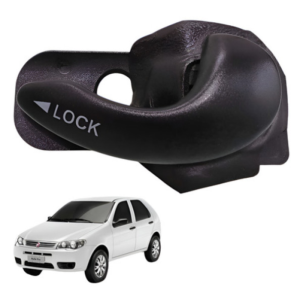 Maçaneta Interna Traseira Direita Palio 1.0 Fire 2008 2012