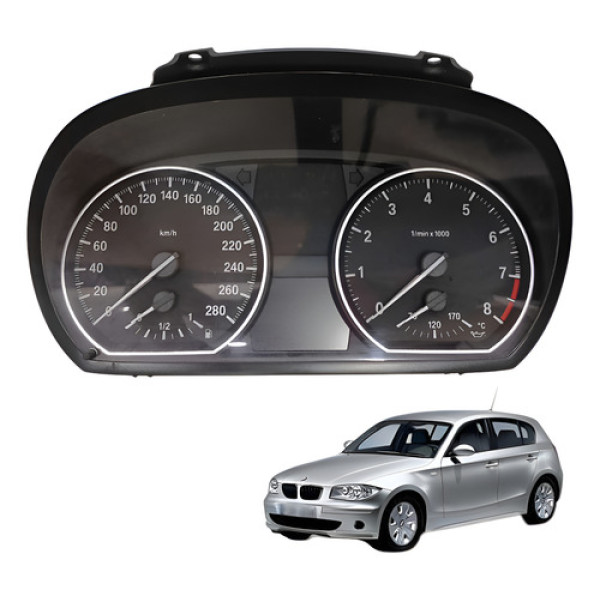Painel Instrumentos Bmw 130i 3.0 2008 2009 10415681 Preto