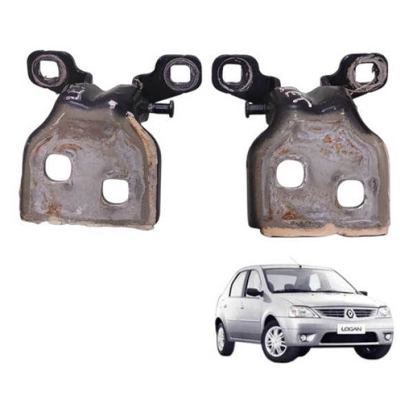 Dobradiça Porta Traseira Esquerda Par Logan Exp 1.0 16v 2008