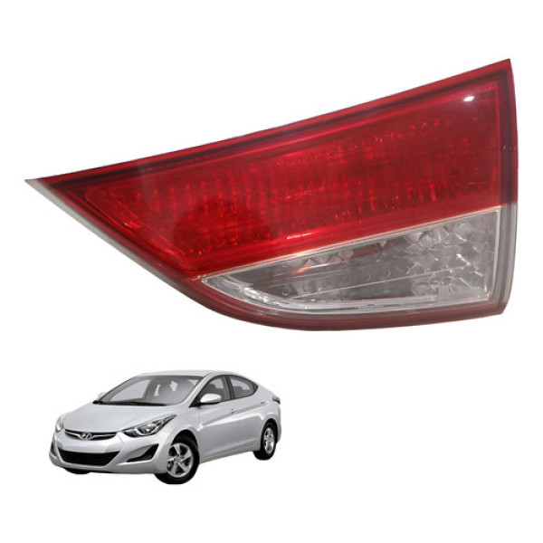 Lanterna Direita Tampa Traseira Elantra 2012 2014 Direito Vermelho