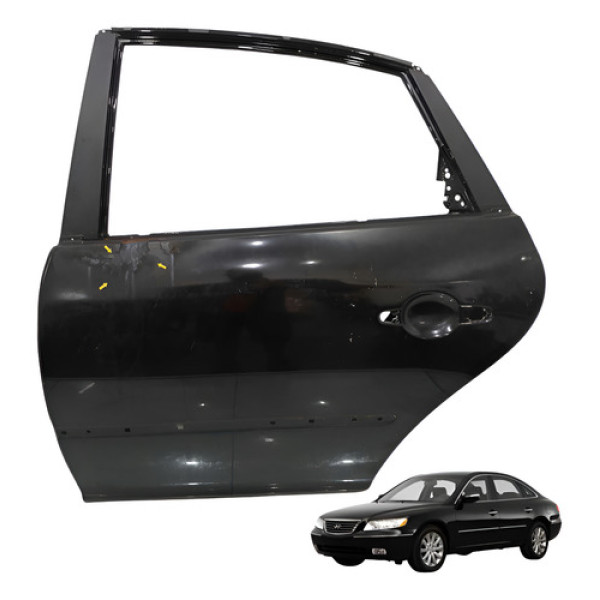 Porta Traseira Esquerda Azera 3.3 2008 2009 2010 Direito Preto