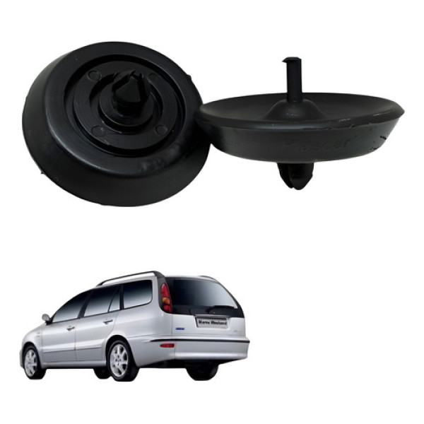 Coxim Elastico Suspensão Traseira Par Palio Weekend Marea