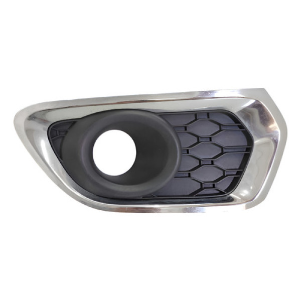 Grade Farol Milha Esquerdo Sandero Auth 2015 2019  Preto