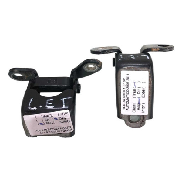 Par Dobradiça Traseira Esquerda Honda  New Civic Lxs  2007