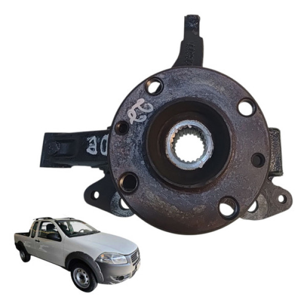 Montante Cubo Roda Dianteiro Esquerdo Strada Cs 1.4 2012