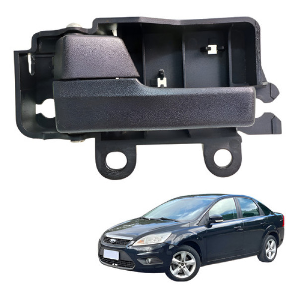 Maçaneta Interna Dianteira Esquerda Focus 2.0 2009 2010 Preto