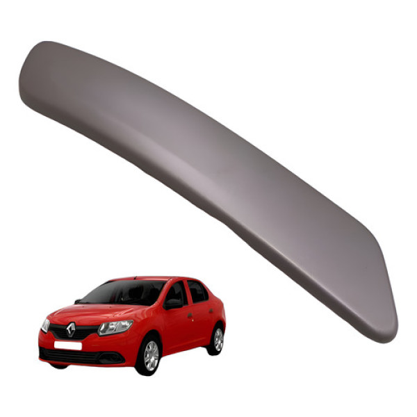 Moldura Puxador Dianteiro Le Renault Logan 2015 2018 Cinza