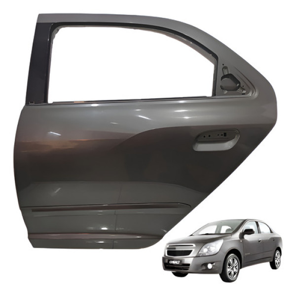 Porta Traseira Esquerda Chevrolet Cobalt 1.8 Ltz 2013 2014 Esquerdo Não Especificado