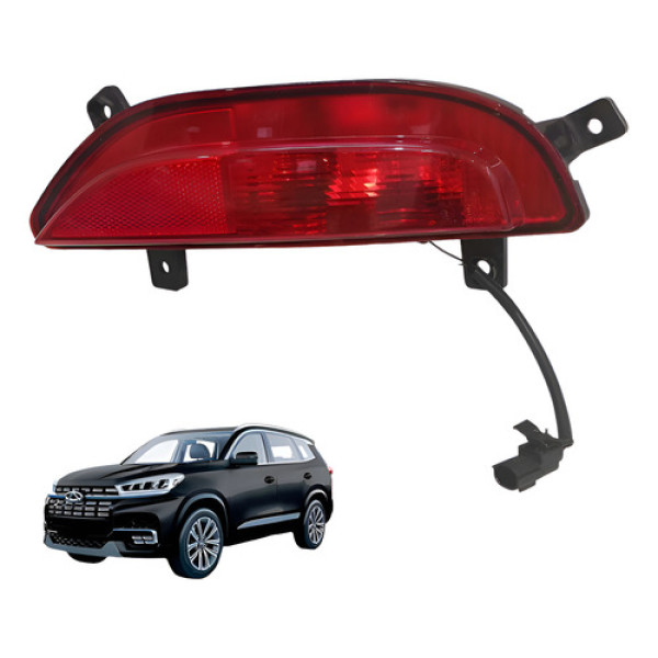 Lanterna Parachoque Direito Chery Tiggo 8 2021 2024 Direito/passageiro Vermelho