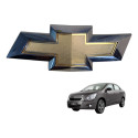 Emblema Dianteiro Grade Chevrolet Cobalt 1.8 Ltz 2013 2014 Dourado-escuro