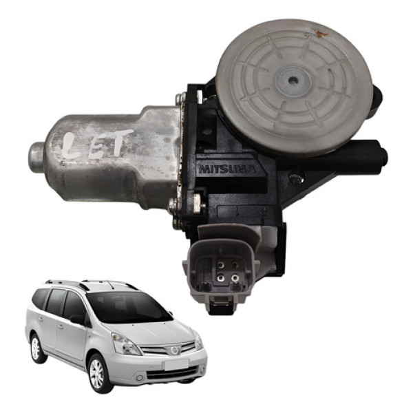 Motor Vidro Eletrico Traseiro Esquerdo Livina 1.6 2009 2012