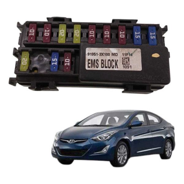 Modulo Caixa Fusíveis Elantra 1.8 2012 2013 919513x100
