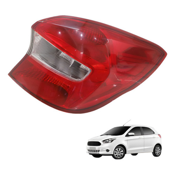 Lanterna Direita Ford Ka 1.0 2015 2017 Direito Vermelho