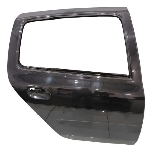 Porta Traseira Direita Renault Clio 2014 2016 1.0  Direito Preto