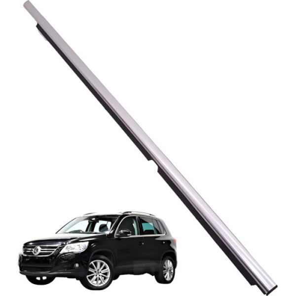 Pestana Externa Porta Traseira Direita Tiguan 2.0 Tsi 2010 Cromado