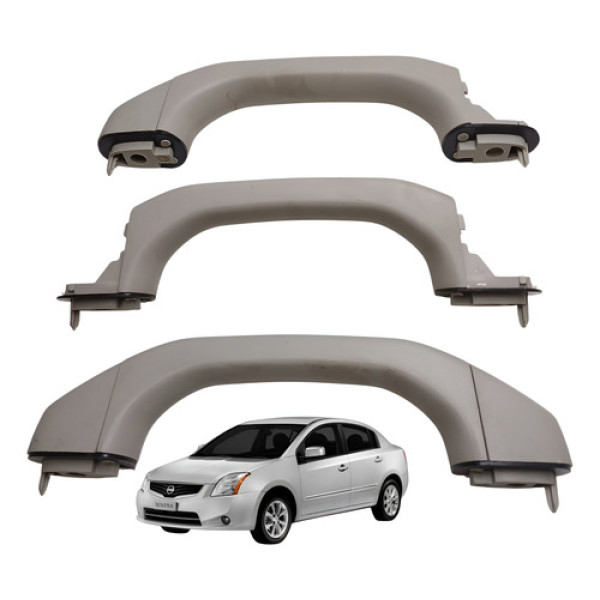 Alca Teto Pega Mao Nissan Sentra 2.0 2011 2012 Bege