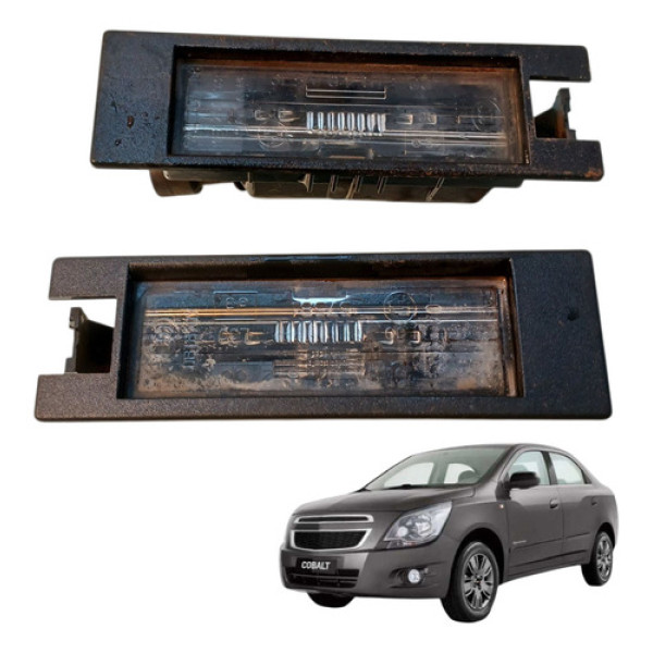 Lanterna Placa Traseira Par Gm Cobalt 1.8 Ltz 2013 2014