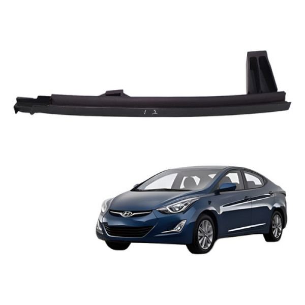 Canaleta Guia Vidro Traseiro Direito Elantra 1.8 2012 2013 Preto