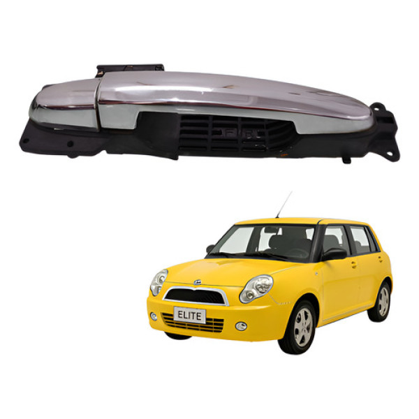 Maçaneta Externa Dianteira Direita Lifan 320 1.3 2010 2011 Cromado