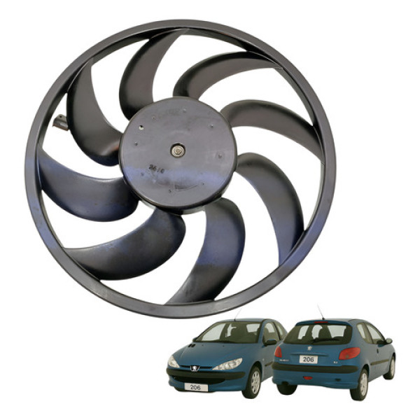 Ventoinha Radiador Peugeot 206 1.6 2000 2001