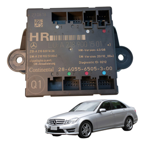 Modulo Conforto Porta Traseiro Direito Mercedes C180 2013