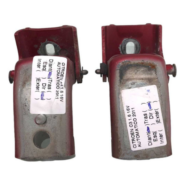  Par Dobradiça Dianteira Direita Citroen C3  1.6 Flex 2010