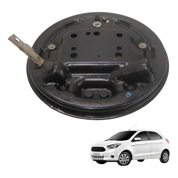 Espelho Sapata Freio Traseiro Ld Ford Ka 2015 2017 Preto