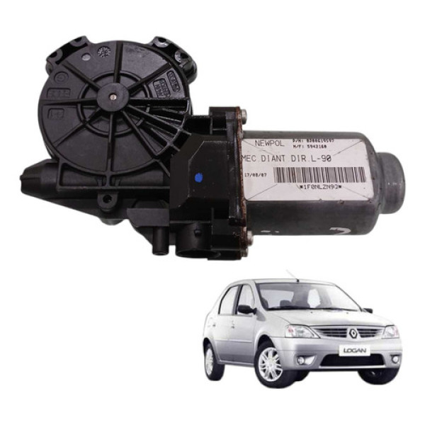 Motor Vidro Eletrico Dianteiro Direito Logan Exp 1.0 2008