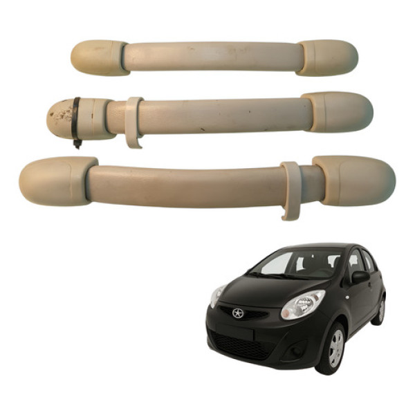 Alça Teto Pega Mão Kit Jac J2 1.4 16v 2014 Cinza