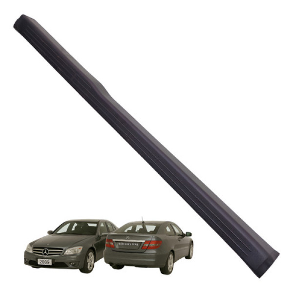 Acabamento Soleira Dianteira Esquerda Mercedes Clc 200 2010 Preto