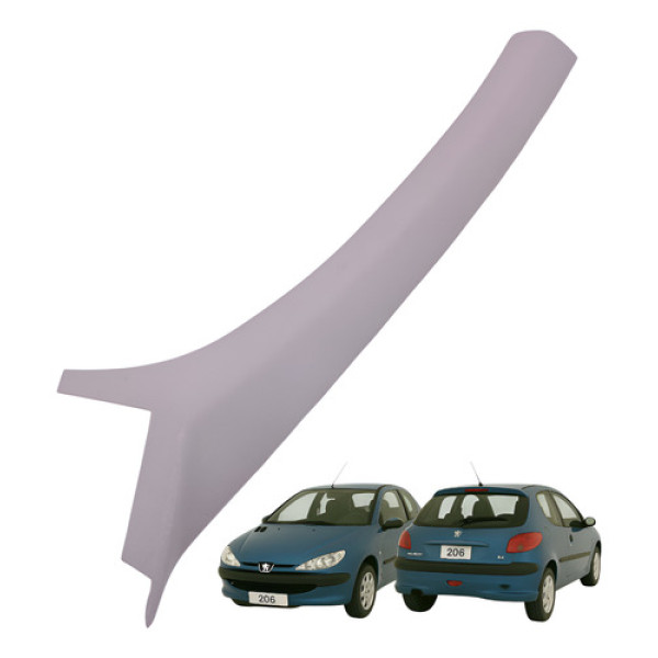 Moldura Esquerda Coluna Parabrisa Peugeot 206 2000 2001