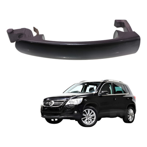 Puxador Maçaneta Externa Traseira Direita Tiguan 2.0 2010 Preto