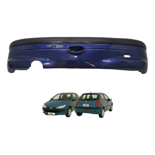 Parachoque Traseiro Peugeot 206 1.6 8v 2000